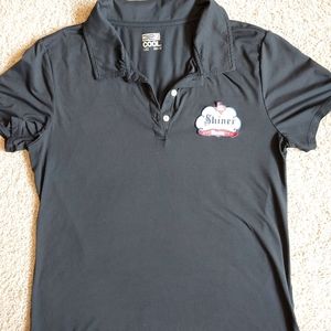32 Degrees womens polo with Shiner Beer patch - 0033